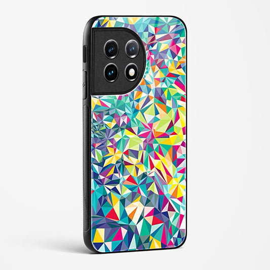 colorful geometric abstract OnePlus OnePlus 11 5G Glass Gripper Case