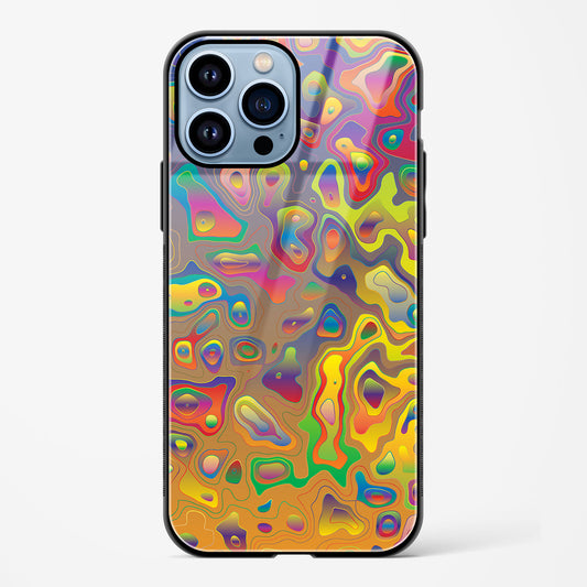 Contour Map Apple iPhone 14 Pro Glass Gripper Case