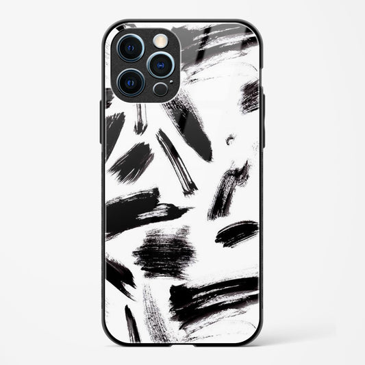 Ink Marks Apple iPhone 12 Pro Max Glass Gripper Case