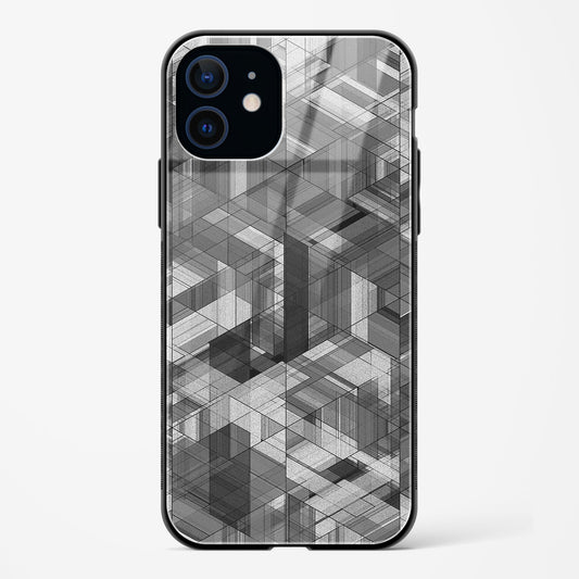 Black Diamond Grid Apple iPhone 12 Mini Glass Gripper Case