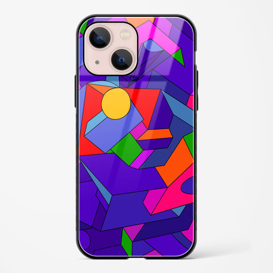 Geometric Chroma  Apple iPhone 14 Glass Gripper Case