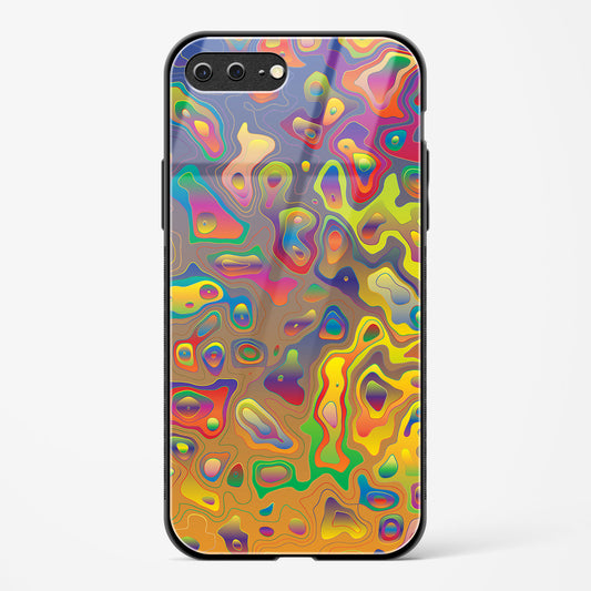 Contour Map Apple iPhone 8 Plus Glass Gripper Case