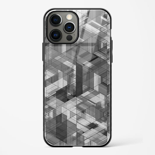 Black Diamond Grid Apple iPhone 15 Pro Max Glass Gripper Case