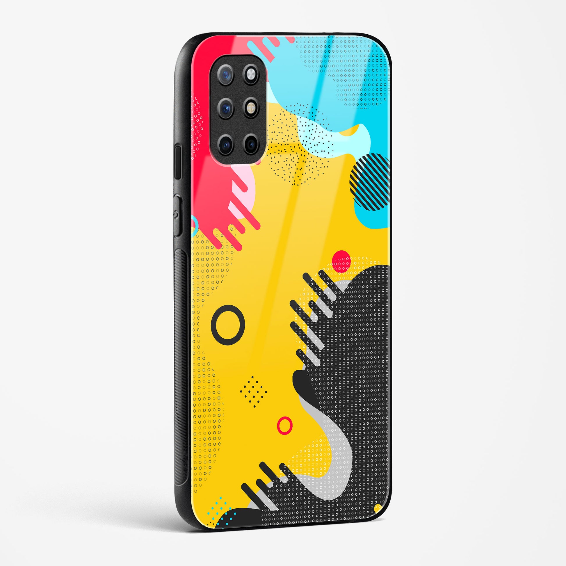 boho abstract OnePlus OnePlus 8T Glass Gripper Case