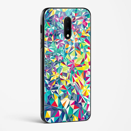 colorful geometric abstract OnePlus OnePlus 7 Glass Gripper Case