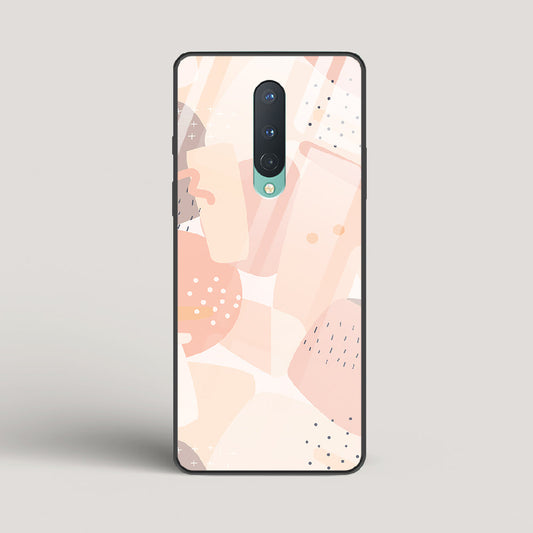 Abstract Shapes - OnePlus 8 Glass Case