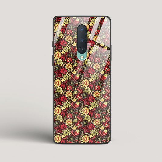 Russian Floral Pattern - OnePlus 8 Glass Case