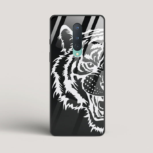 Tiger silhouette - OnePlus 8 Glass Case