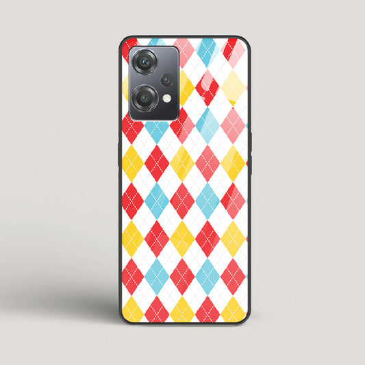 Argyle Checks - OnePlus Nord CE 2 Lite 5G Glass Case