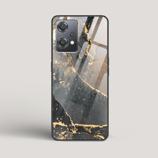 Black Gold Marble - OnePlus Nord CE 2 Lite 5G Glass Case