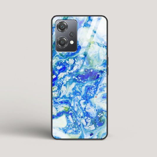 Blue Acid Marble - OnePlus Nord CE 2 Lite 5G Glass Case