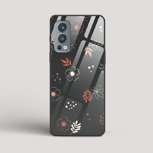 Boho Floral Midnight - OnePlus Nord 2 Glass Case