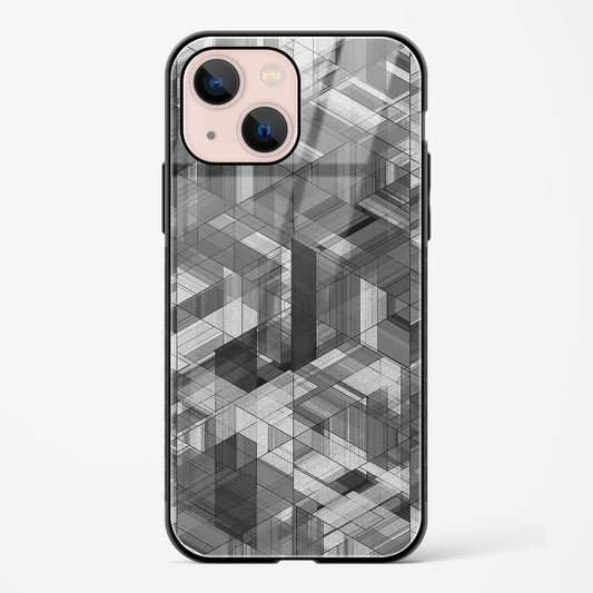 Black Diamond Grid Apple iPhone 14 Plus Glass Gripper Case