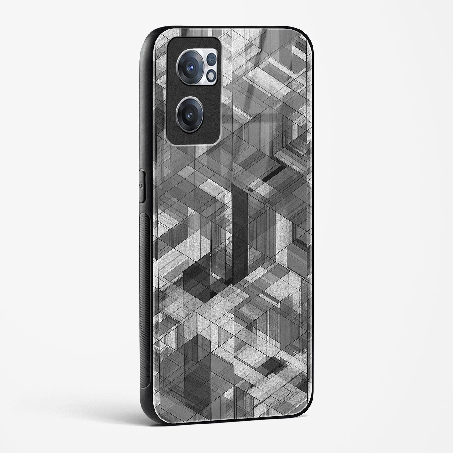 Black Diamond Grid OnePlus OnePlus Nord CE 2 5G Glass Gripper Case