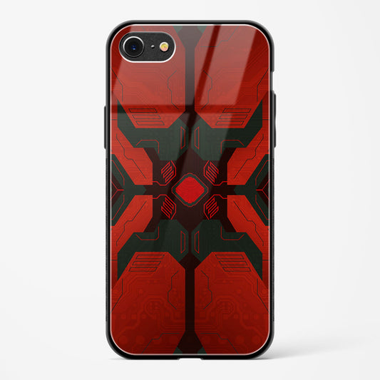 Crimson Chaos Apple iPhone 7 Glass Gripper Case