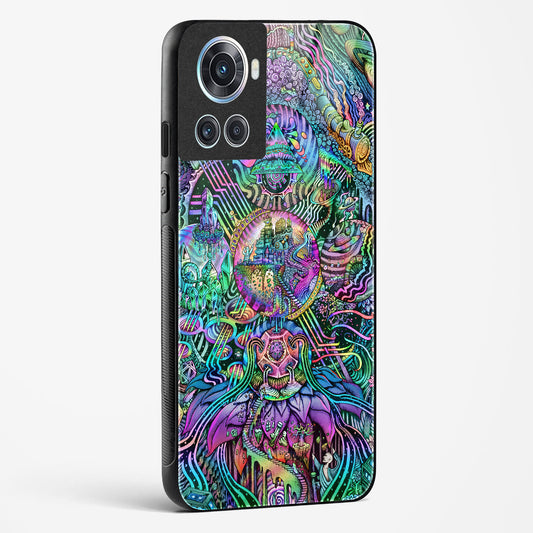 Trippy Galaxy OnePlus OnePlus 10R 5G Glass Gripper Case