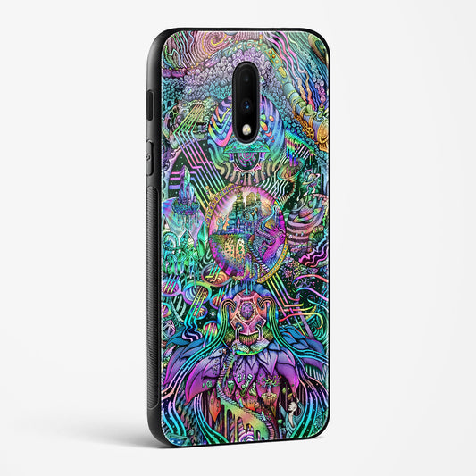 Trippy Galaxy OnePlus OnePlus 7 Glass Gripper Case