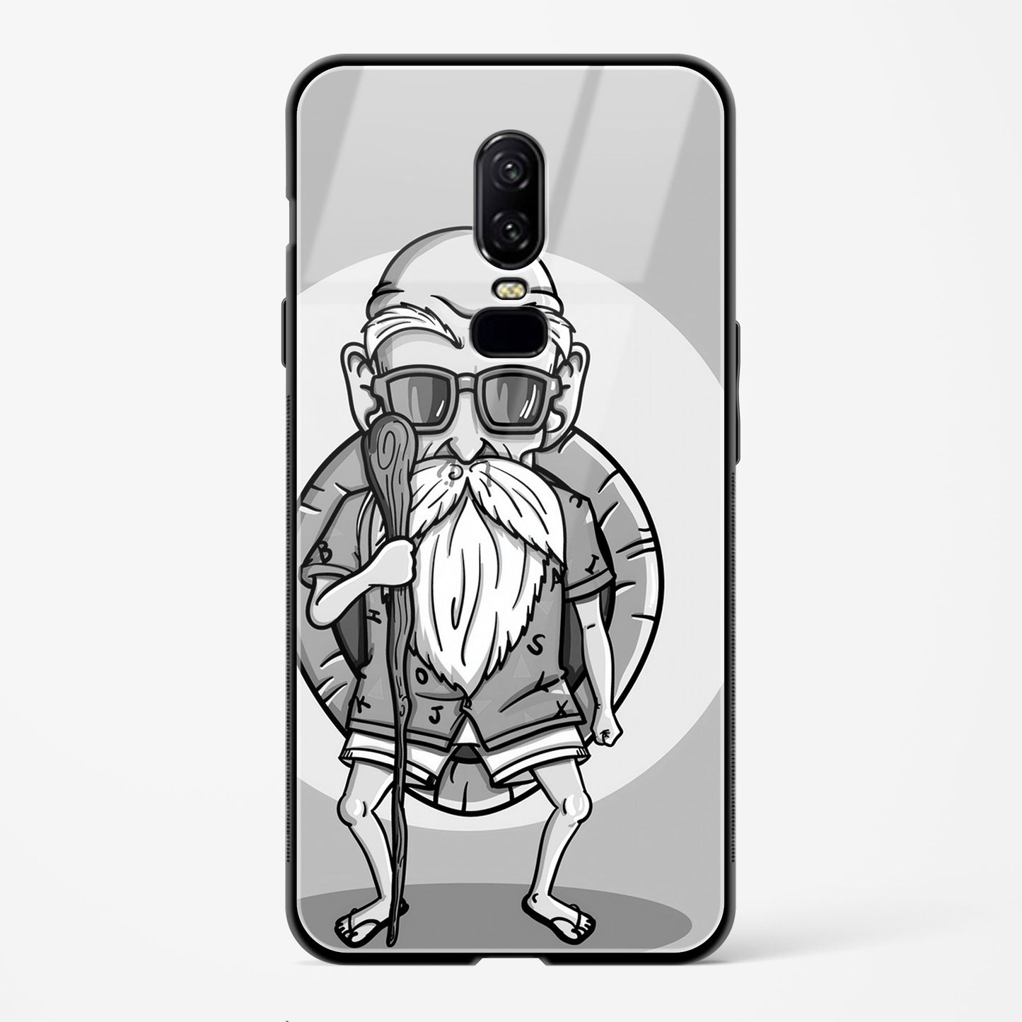 Turtle Hermit OnePlus OnePlus 6 Glass Gripper Case