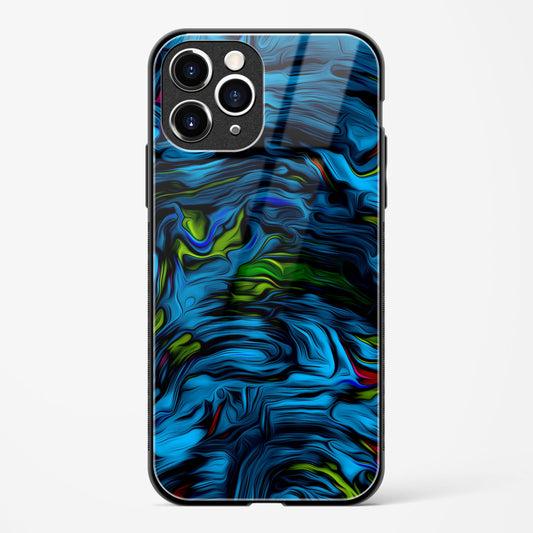 Aquatic Blue Apple iPhone 11 Pro Max Glass Gripper Case