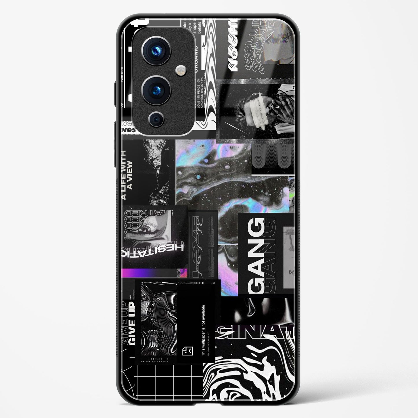 anxiety being OnePlus OnePlus 9 Glass Gripper Case