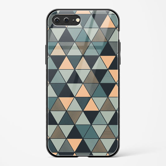 Triangle Mosaic Apple iPhone 8 Plus Glass Gripper Case