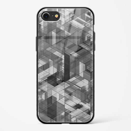 Black Diamond Grid Apple iPhone SE 2022 Glass Gripper Case