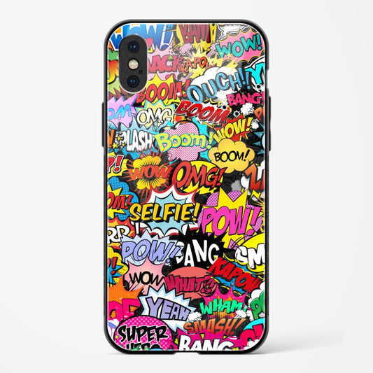 Comic Madness Apple iPhone X Glass Gripper Case