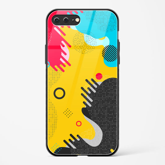 Boho Abstract Apple iPhone 7 Plus Glass Gripper Case