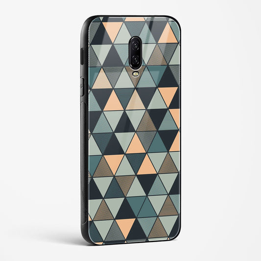 Triangle Mosaic OnePlus OnePlus 6T Glass Gripper Case