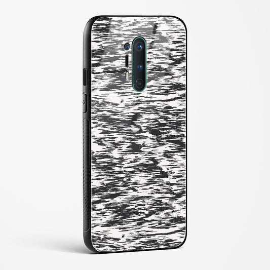 Black and White Glitch OnePlus OnePlus 8 Pro Glass Gripper Case