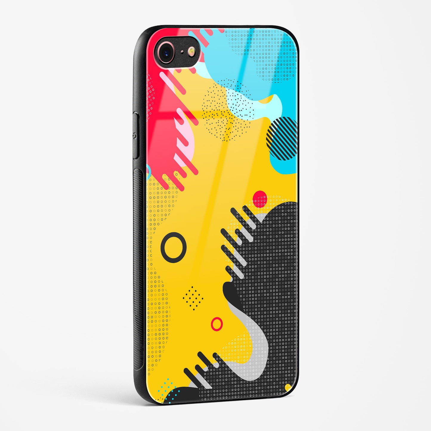 Boho Abstract Apple iPhone 7 Glass Gripper Case