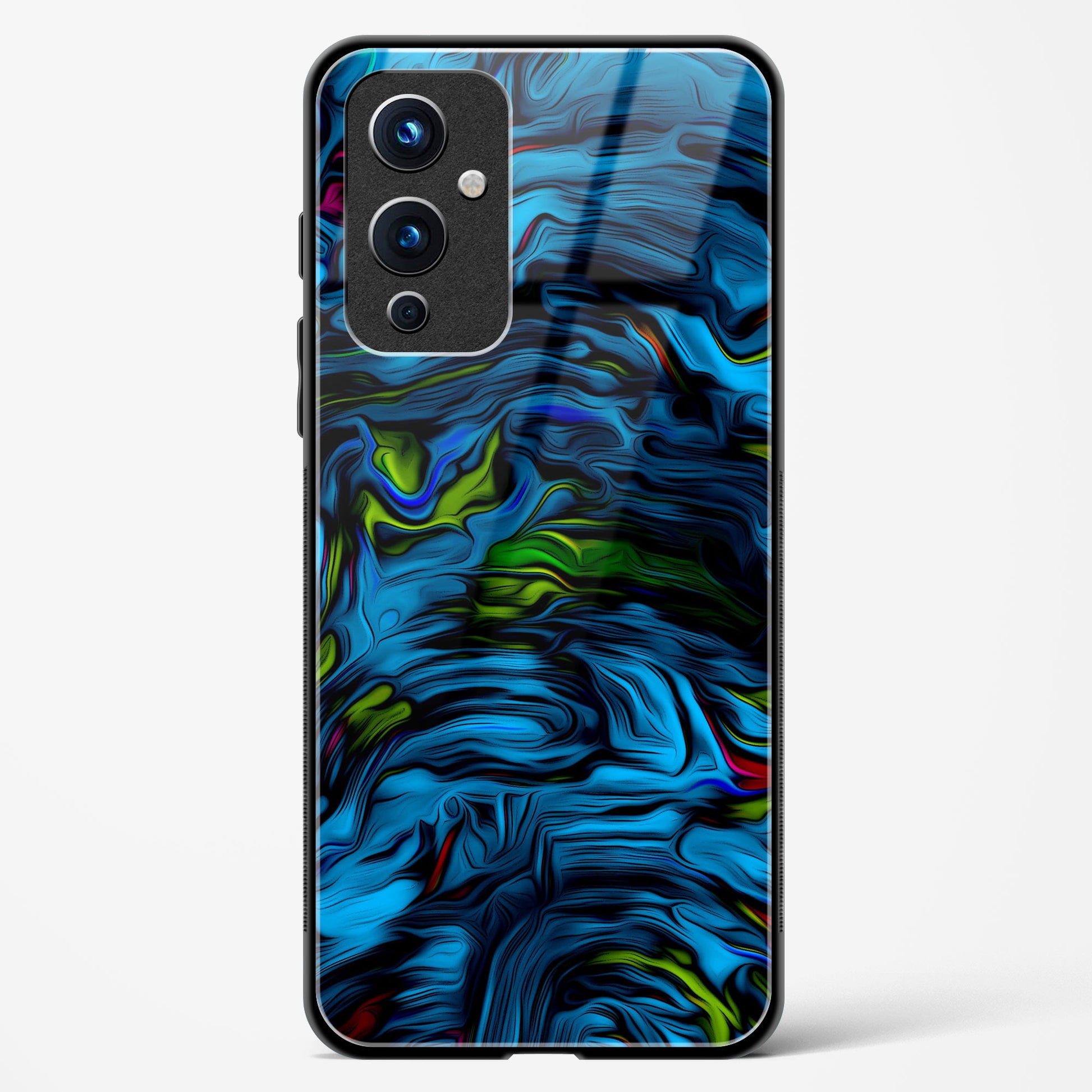 Aquatic Blue OnePlus OnePlus 9 Glass Gripper Case