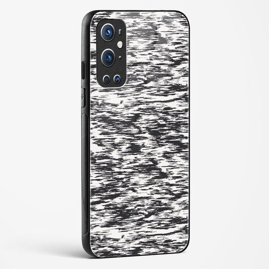 Black and White Glitch OnePlus OnePlus 9 Pro Glass Gripper Case