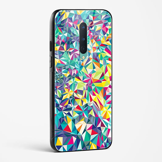 colorful geometric abstract OnePlus OnePlus 8 Glass Gripper Case