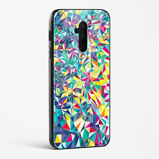 colorful geometric abstract OnePlus OnePlus 7T Pro Glass Gripper Case