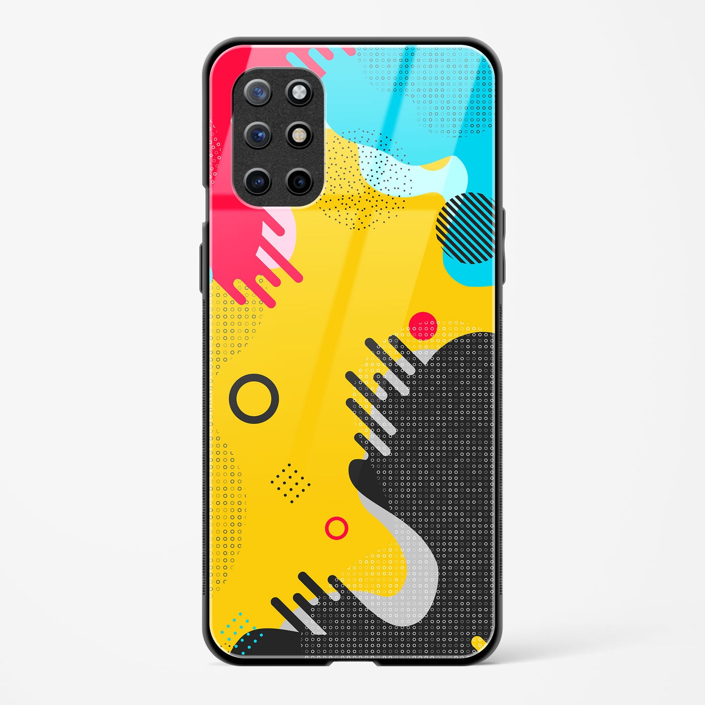 boho abstract OnePlus OnePlus 8T Glass Gripper Case