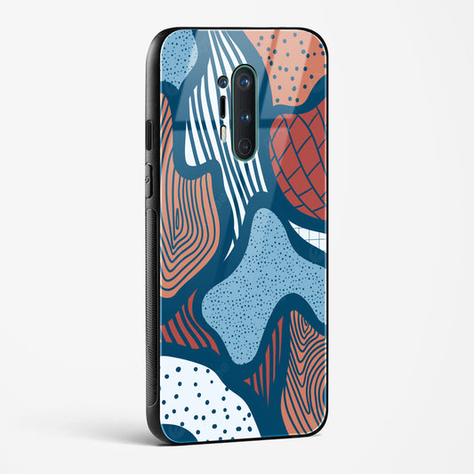 Doodle Waves OnePlus OnePlus 8 Pro Glass Gripper Case