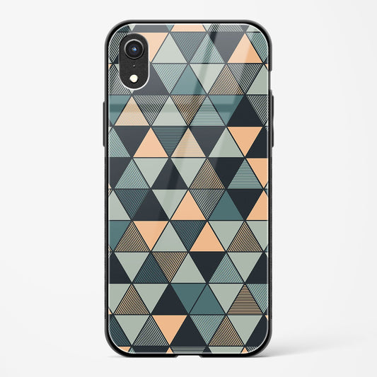 Triangle Mosaic Apple iPhone XR Glass Gripper Case