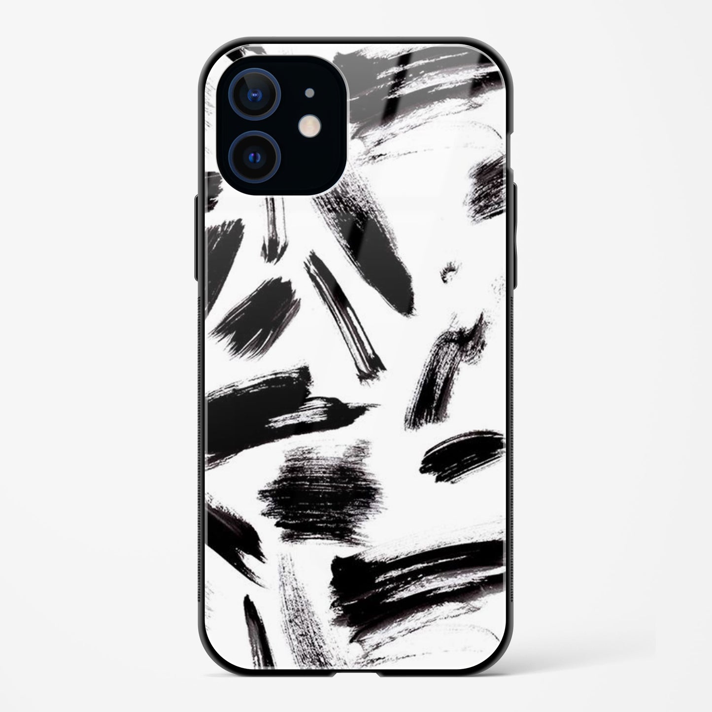 Ink Marks Apple iPhone 12 Mini Glass Gripper Case