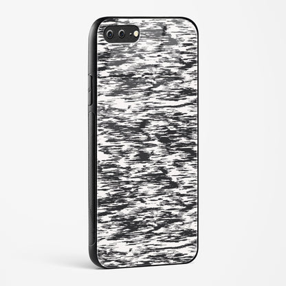 Black And White Glitch Apple iPhone 7 Plus Glass Gripper Case