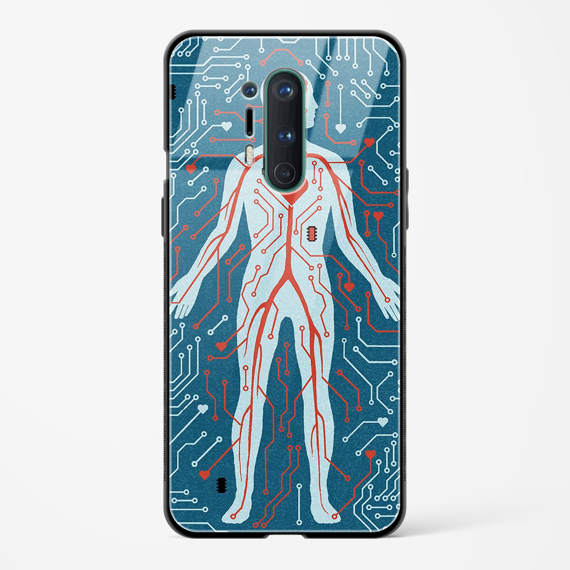 Cyber Med OnePlus OnePlus 8 Pro Glass Gripper Case