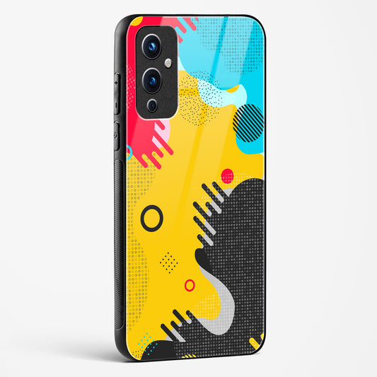 boho abstract OnePlus OnePlus 9 Glass Gripper Case