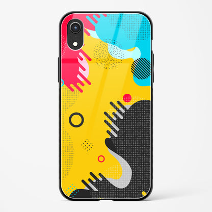 Boho Abstract Apple iPhone XR Glass Gripper Case