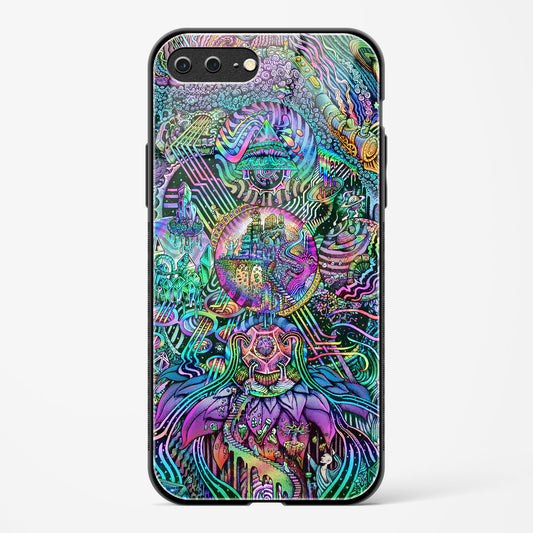 Trippy Galaxy  Apple iPhone 8 Plus Glass Gripper Case