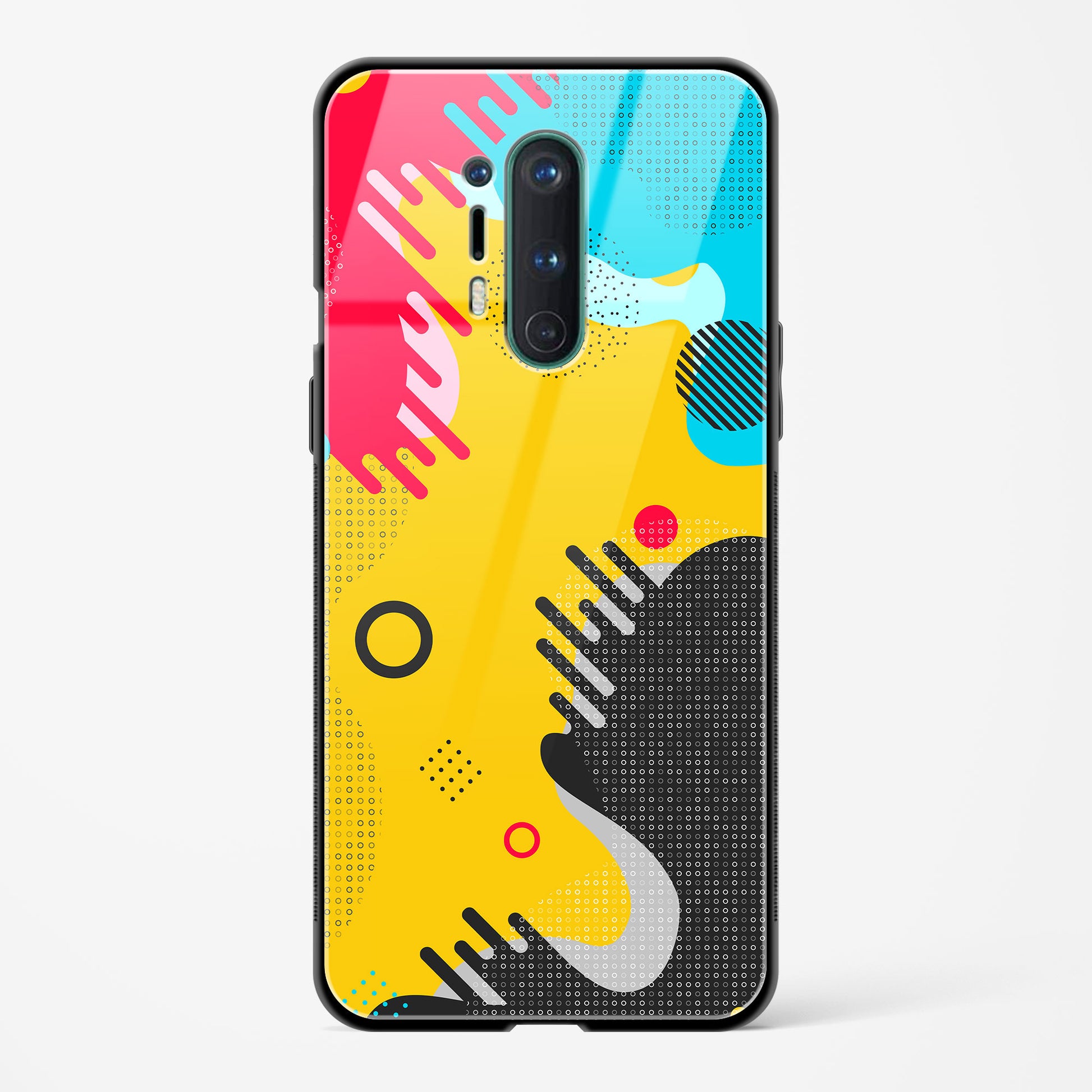 boho abstract OnePlus OnePlus 8 Pro Glass Gripper Case