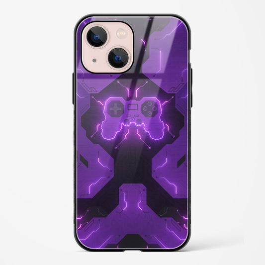 Violet Vortex Apple iPhone 15 Plus Glass Gripper Case