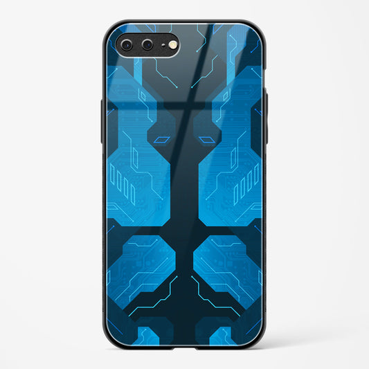 Cobalt Cascade Apple iPhone 8 Plus Glass Gripper Case