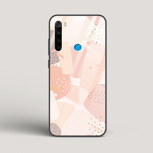 Abstract Shapes - Redmi Note 8 Glass Case