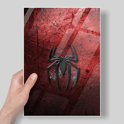 Adhesive Avenger Metal Poster   By Silly Vibe