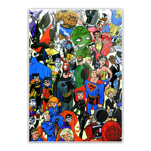 Assemble Force Metal Poster   By Silly Vibe